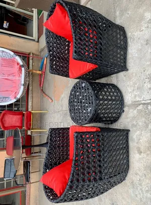 Imported Rattan Set of Table and Chairs