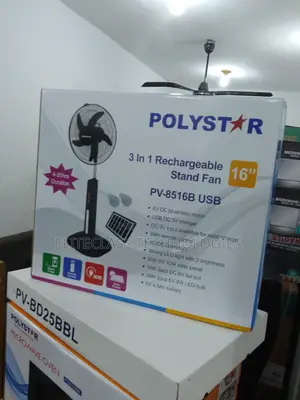The Premuim Selling Polystar Rechargeable Fan 16''