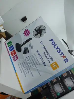 Top Selling Polystar Recgargeable Fan 16''