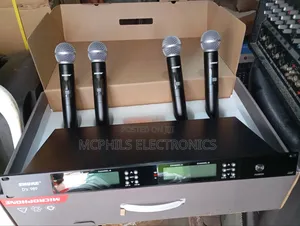 Shure 4 in 1 Wireless Mics