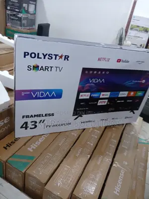 New 43 Inch Polystar Smart HD TV