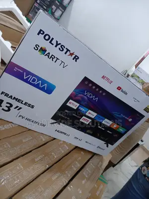 Efficient 43 Inch Polystar Smart HD TV