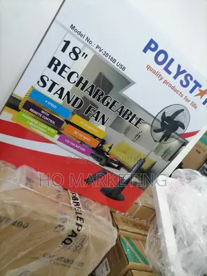 Rechargable 18" Polystar Stand Fan