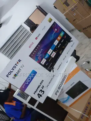 43 Inch Polystar Smart HD TV With Internet Access