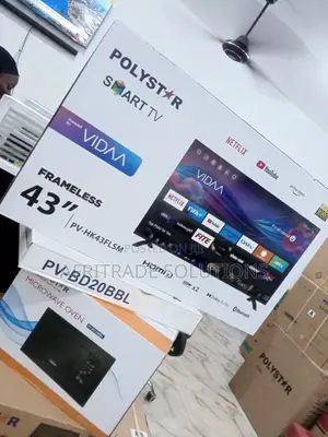 43 Inch Polystar Smart HD TV With Netflix and Youtube