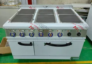 Industrial Electric Cooker 6burners With Oven Is Available