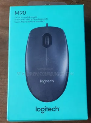 Logitech Wired Mouse M90 Black USB