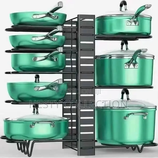 7 Layers Pot Rack Stand Organizer