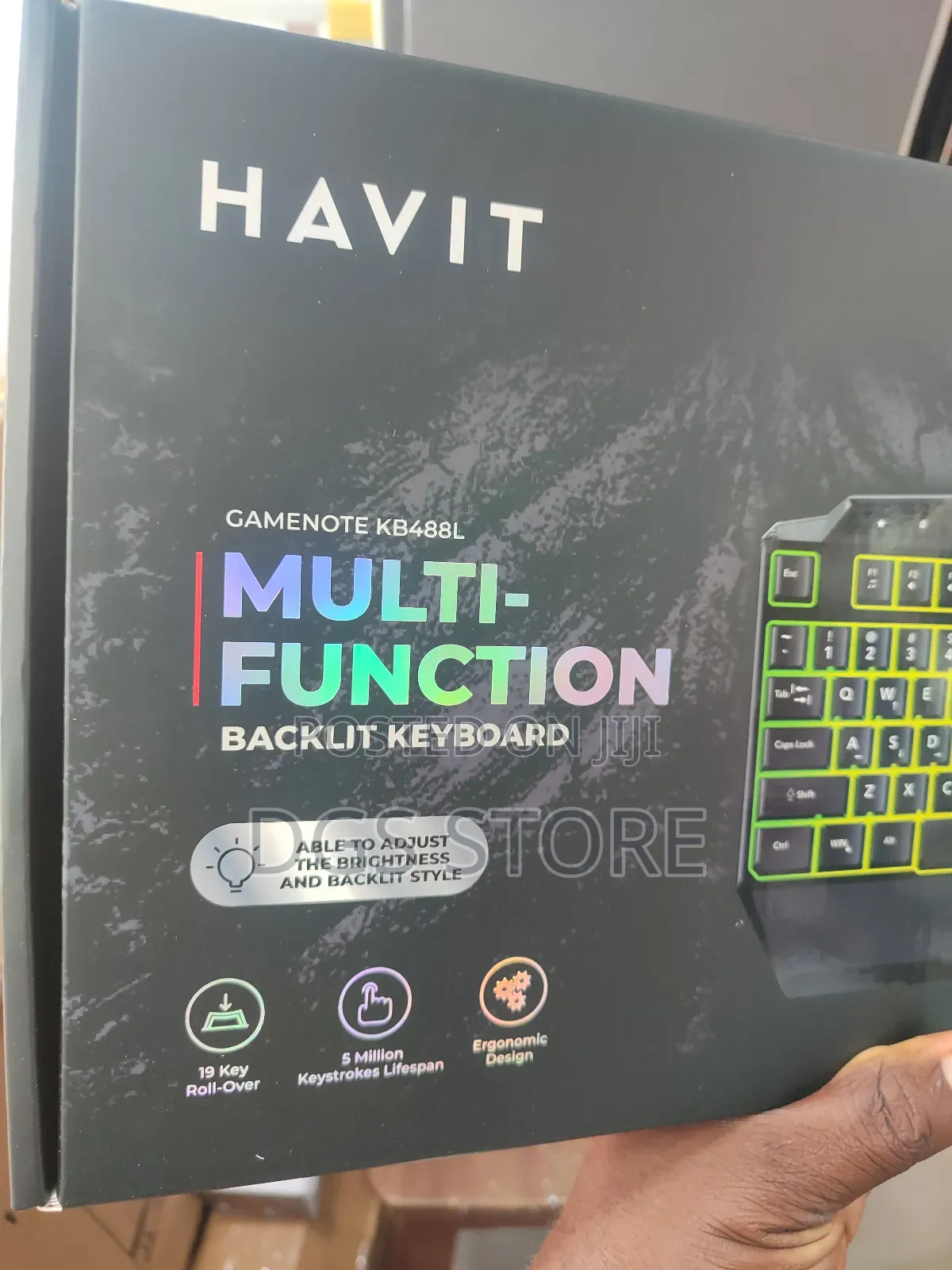 Havit Gamenote KB488L Multi Function Backlit Wired Keyboard