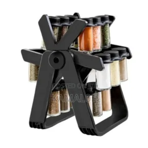Rotating Spices Rack - 18 Spice Jar Hold