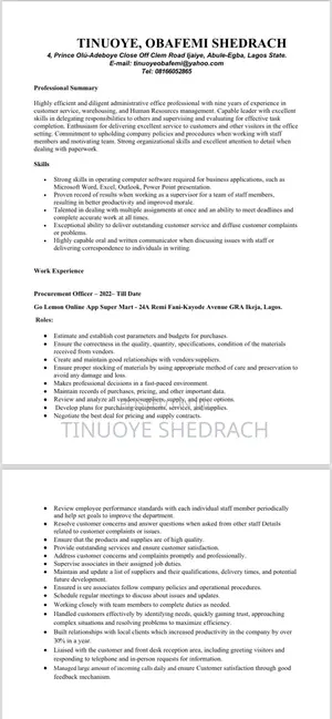 Business Manager Trainee