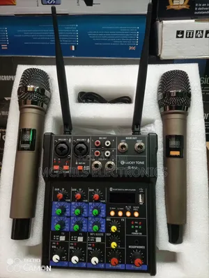 Audio Mixer Wireless Mics