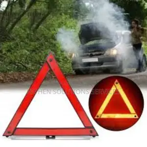 Warning Triangle Emergency Tool Roadway Safety Car