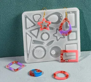 1pcs Silicone Mold for Resin Bohemian Leaf Earrings Silicon