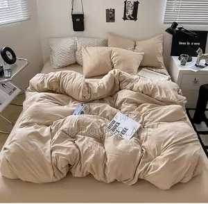 Plain Cotton Bedsheets With Pillow Case