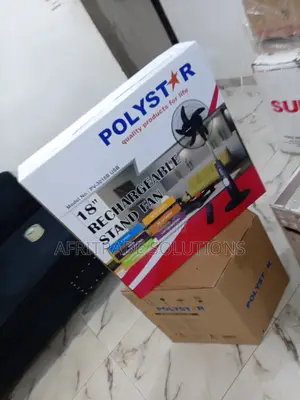 Efficient Polystar 18 Inches Pv-3018b Rechargeable Fan