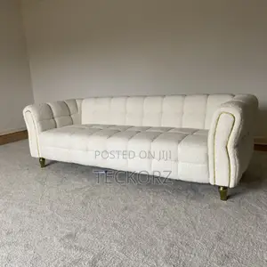 Modern Boucle 3 Seater Living Room Sofa