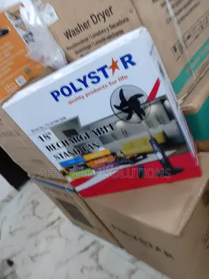Brand New 18 Inch Polystar Rechargeable Fan
