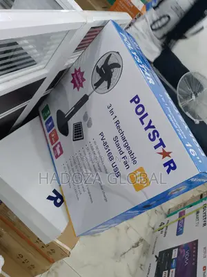 Affordable 16" Polystar 3in 1 Rechargeable Standing Fan