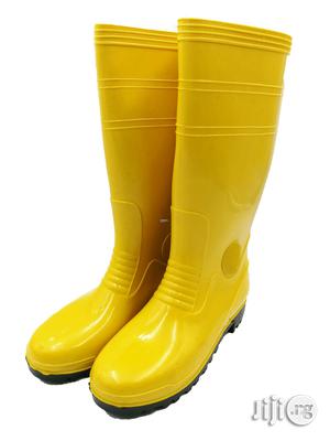 Steel Toe Safety Yellow Rainboot
