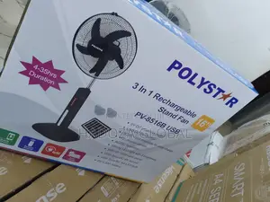 Original Polystar 16" Standing Rechargeable Fan