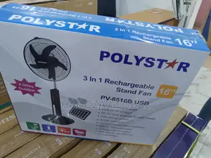 Premium 16" Polystar 3in 1 Rechargeable Fan