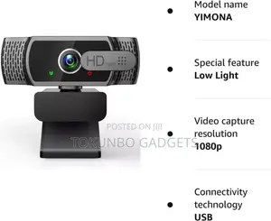Webcam for Pc With Microphone1080p FHD Webcam,Plug and Play