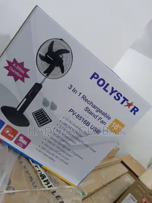 The Polystar Best Quality16" Rechargeable Fan - Affordable