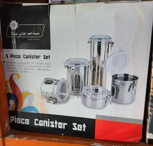 5pcs Stainless Canister Set