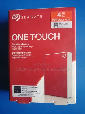 Seagate One Touch 4tb External HDD
