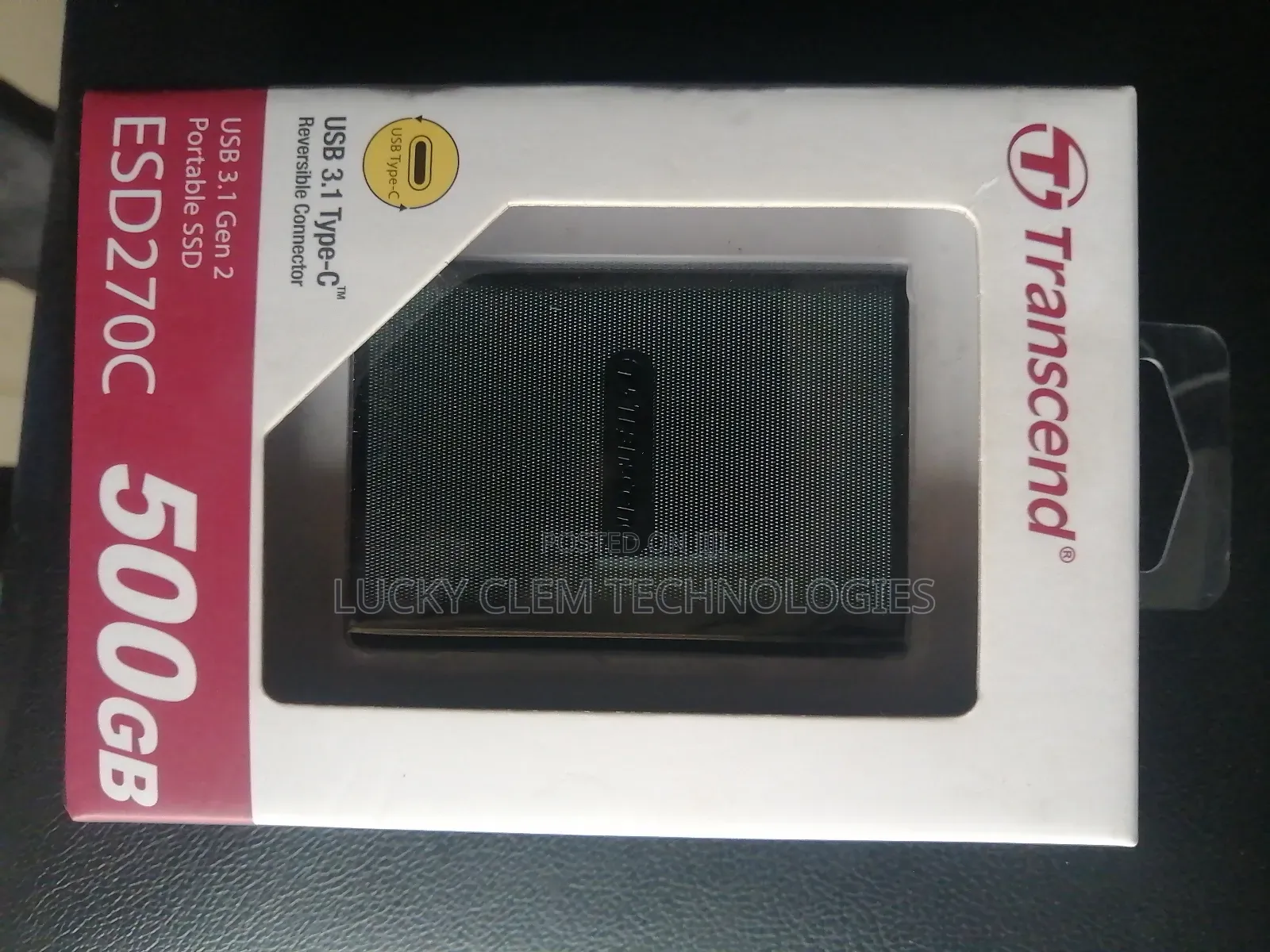 Transcend 500gb External SSD