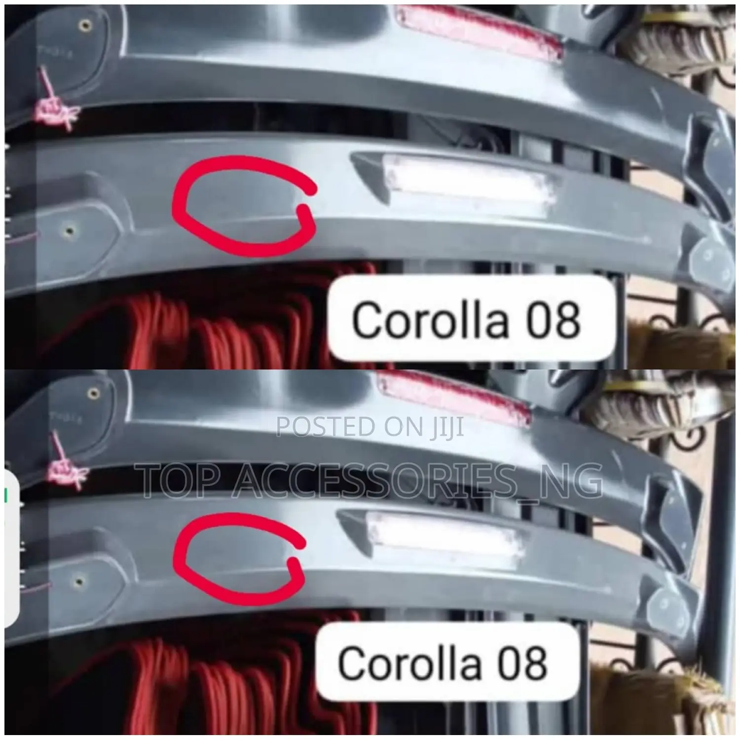 Boot Spoiler for 03-08 Corolla