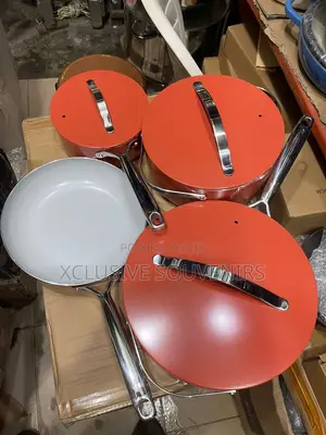 Carawayhome Nonstick Ceramic Cookware Set Pots Pans Lids