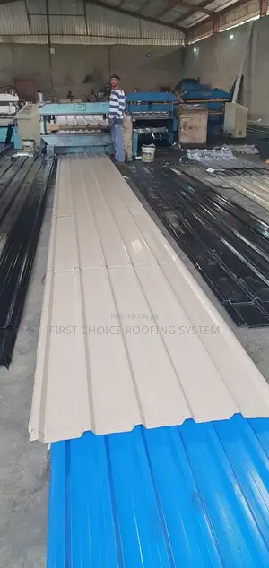 Oven Baked Long Sparn Roofing Sheets