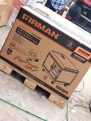 <>10kva Firman Zero Noise Petrol Soundproof Generator 100%