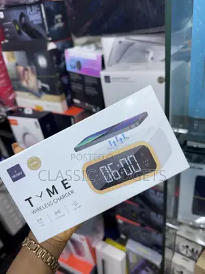Wiwu Wi-W015 15W Wireless Charger With Digital Alarm Clock