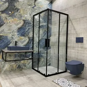 Black Shower Cubicle 1