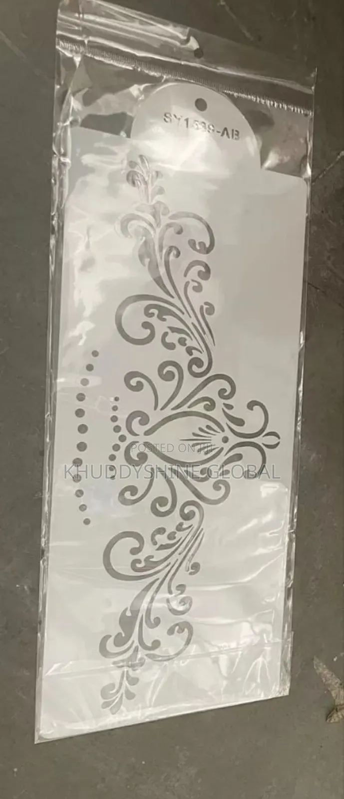 Craving Cake Side Stencil