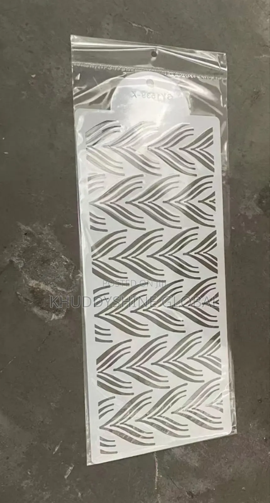Craving Cake Side Stencil