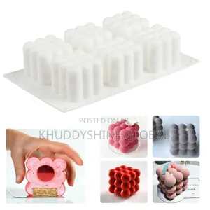 Six Company Magic Cube Silicone Cake Mold Three Dimensional