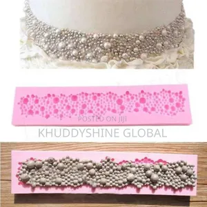 D Round Pearls Bubbles Silicone Fondant Mould Cake Decor