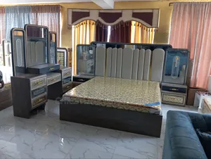 Imported Bedframes With Mirror and Side Drawer