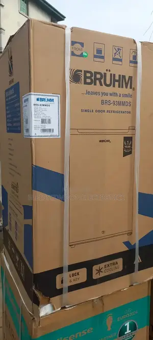 Bruhm Low Voltage Table Top Fridge Single Door 2 Years W