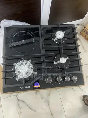 Best Deal Polystar 3+1 Inbuilt Gas Hob With Electric Cooker