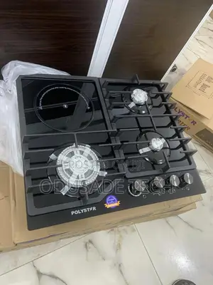 The Quality Polystar Inverter 3+1 Built in Gas Hob