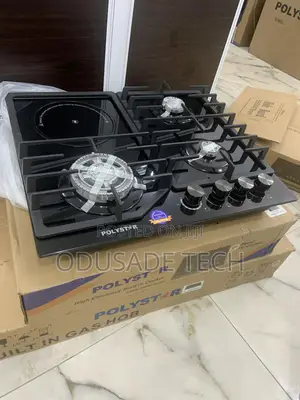 Affordable Polystar Inverter 3+1 Built in Gas Hob