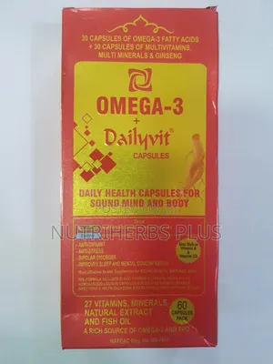 Omega-3+Dailyvit Capsules: Helps to Overcome Stress Sleep