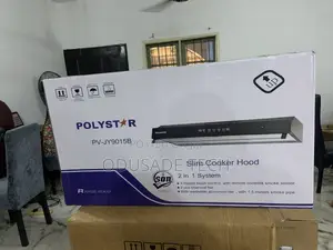 Polystar Slim Cooker Hood "Pv-Jy9015b" With Smoke Sensor