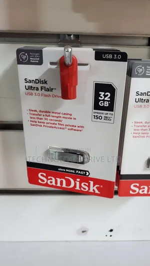 Sandisk 32gb Ultra Flair 3.0 Flash