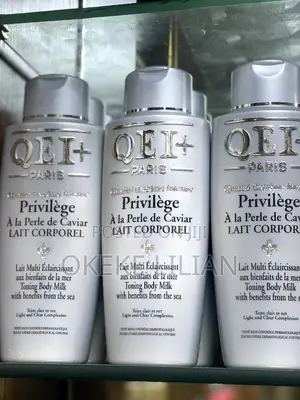 QEI+ Paris Privilege Caviar Toning Body Milk